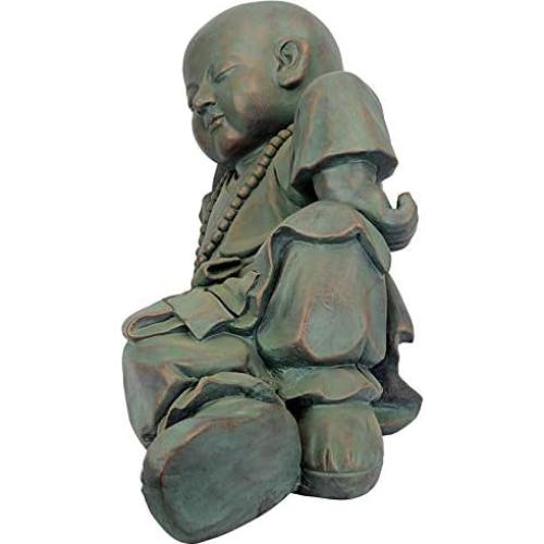 Estatua de Jardín Buda Bebé Serene en Reposo Design Toscano 61 cm