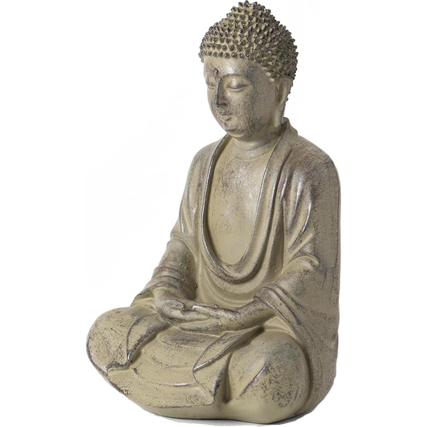 Estatua de Buda Meditante de Resina Vilead 15x10.4x8.4 cm