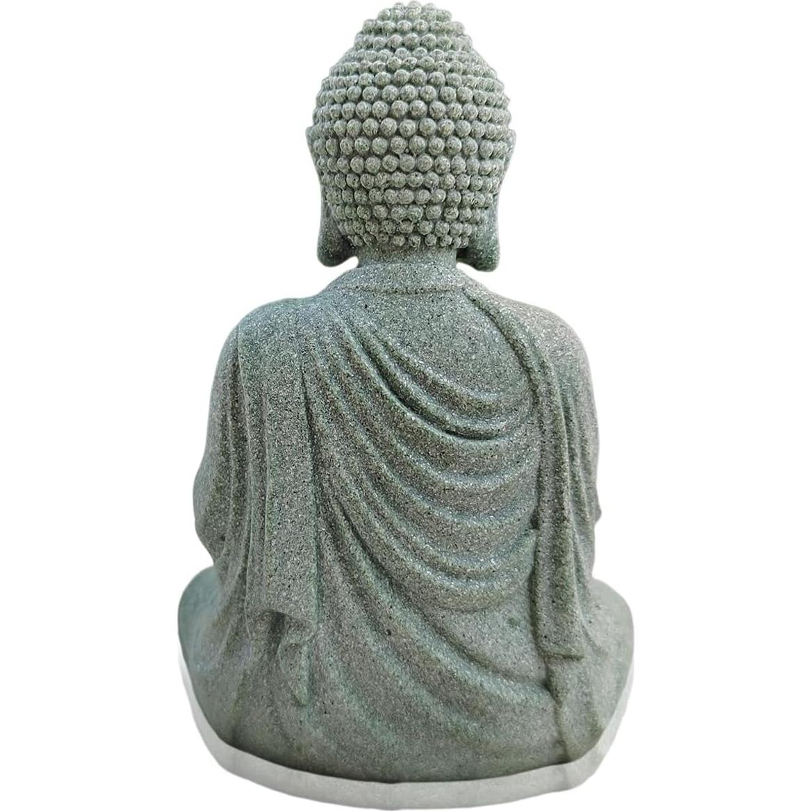Estatua de Buda de Piedra Livelyfish para Acuario 12.2cm