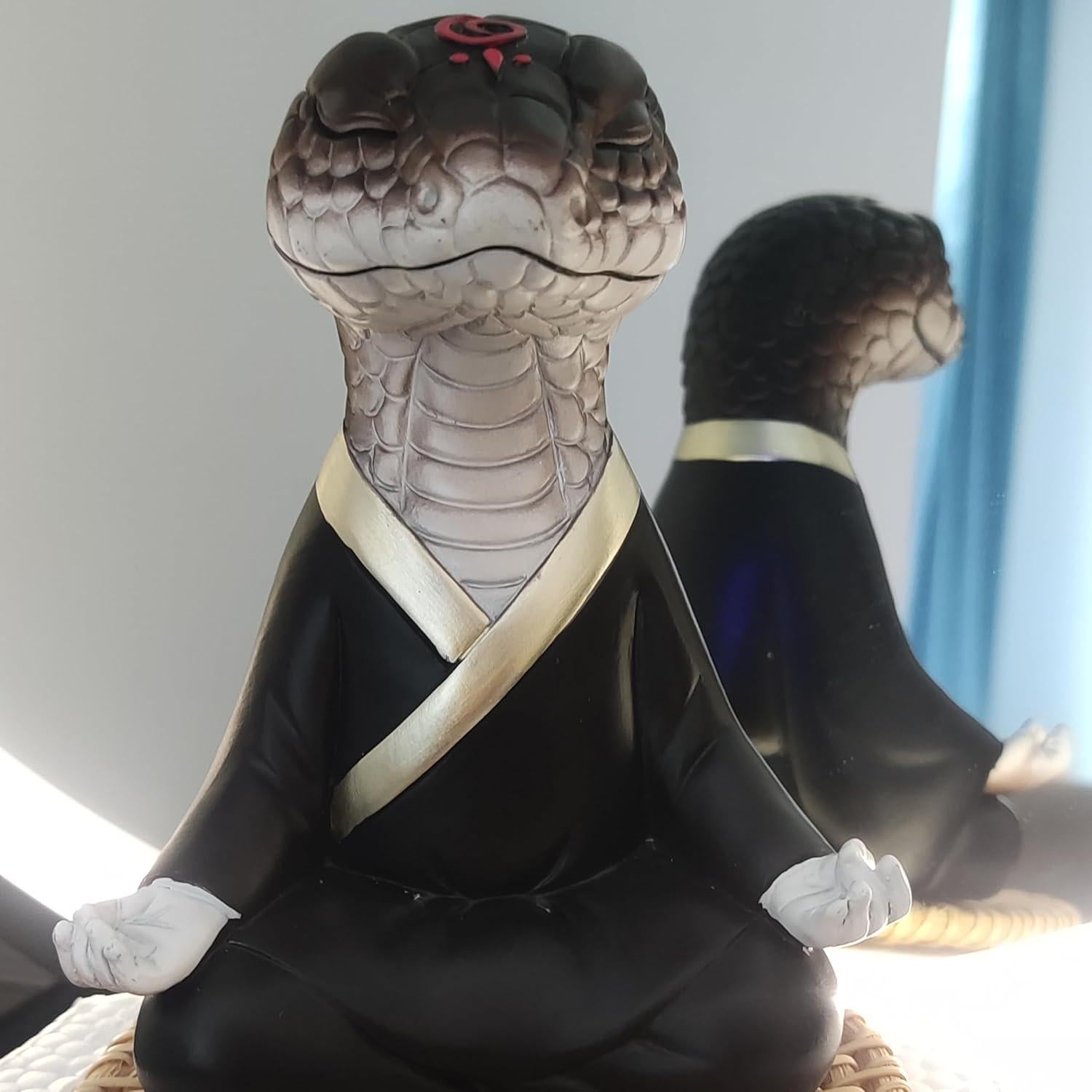 Estatua de Serpiente Zen Buda 11.9 cm - Decoración Yoga