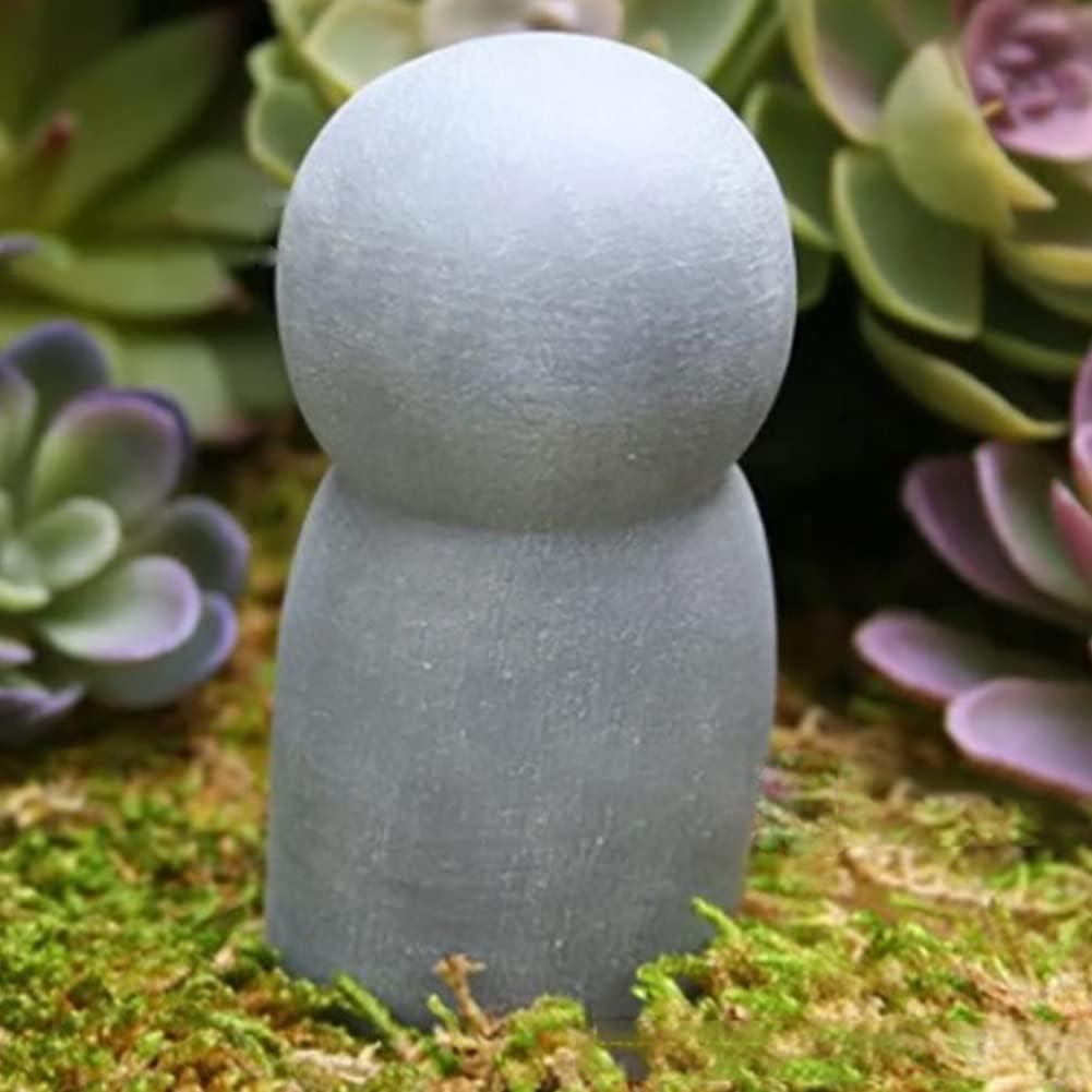 Estatuilla Jizo Monje Japonés Feliz EKDJKK 8x6x1.6cm Resina