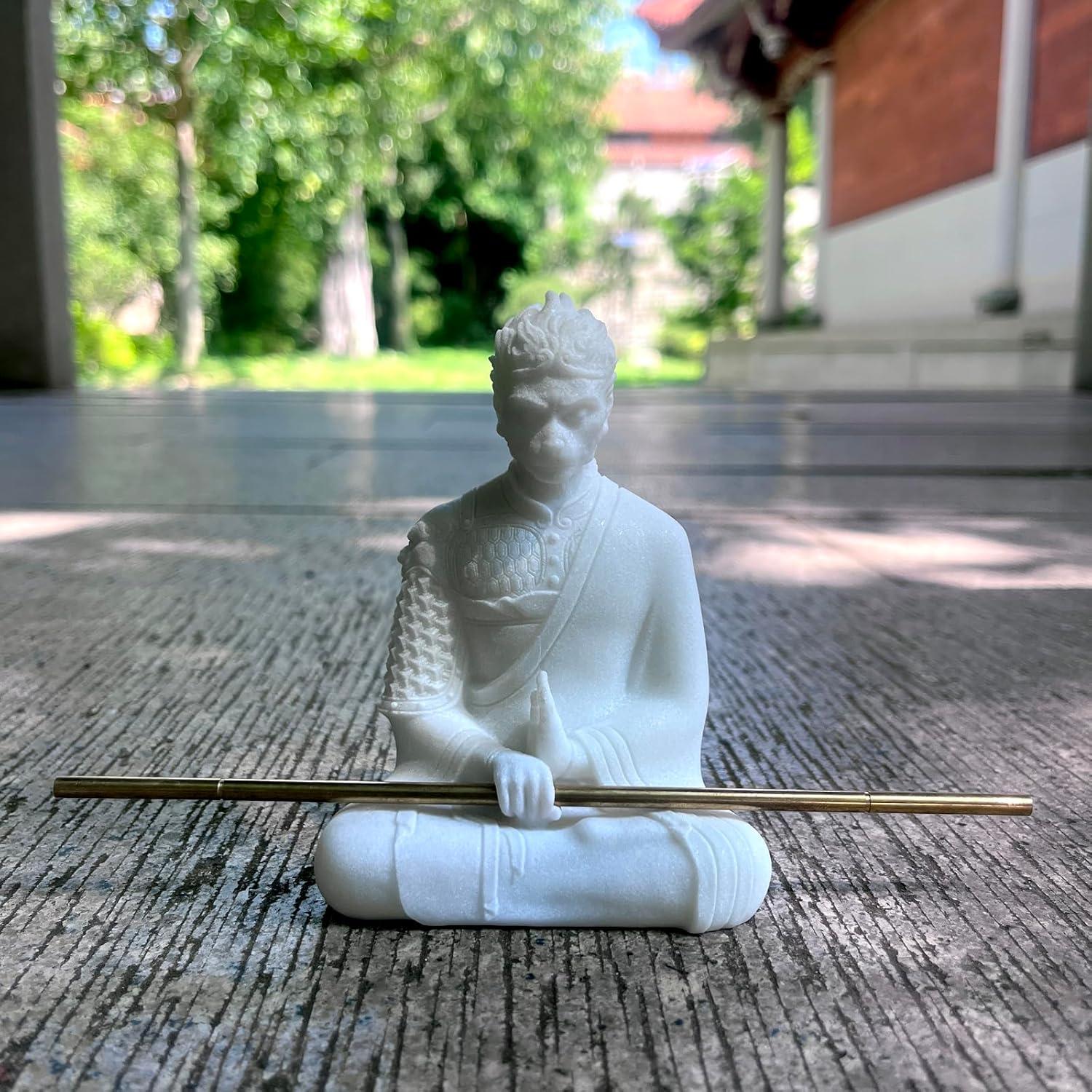 Estatua de Buda Rey Mono Wukong Awelumu - Decoración Zen 11.5 cm