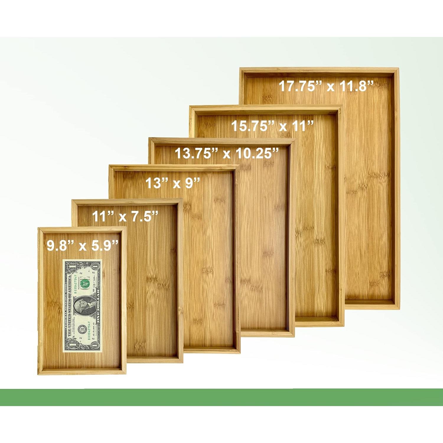 Bandeja de Servicio Rectangular Bam & Boo de Bambú 33x23 cm