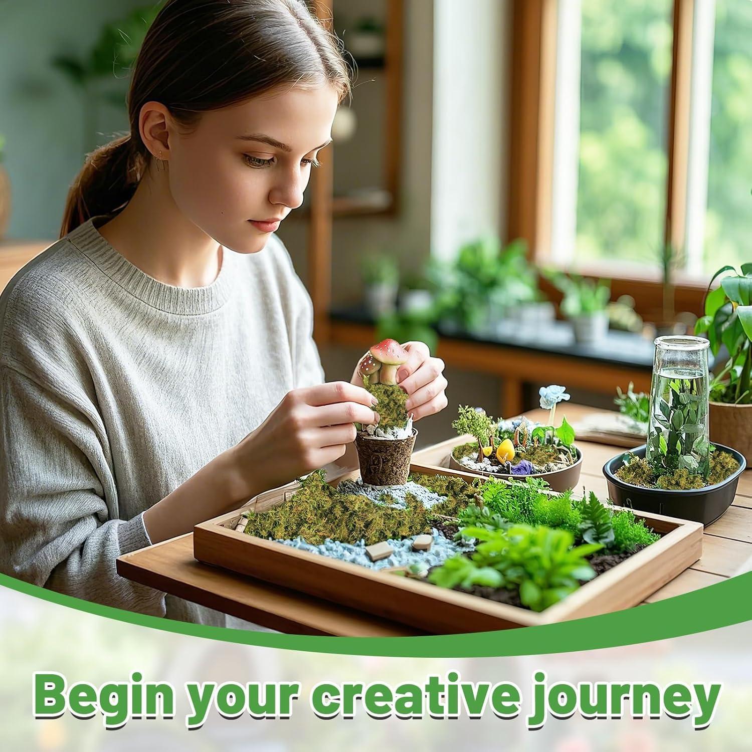 Musgo Verde Natural Alphatool 142 g para Manualidades y Decoración