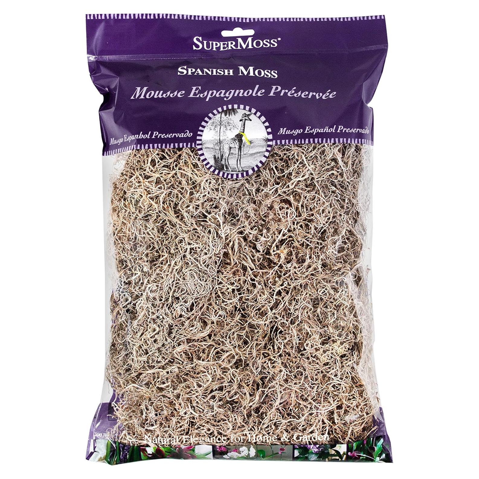 Musgo Español Seco SuperMoss 226.8g - Decoración Natural