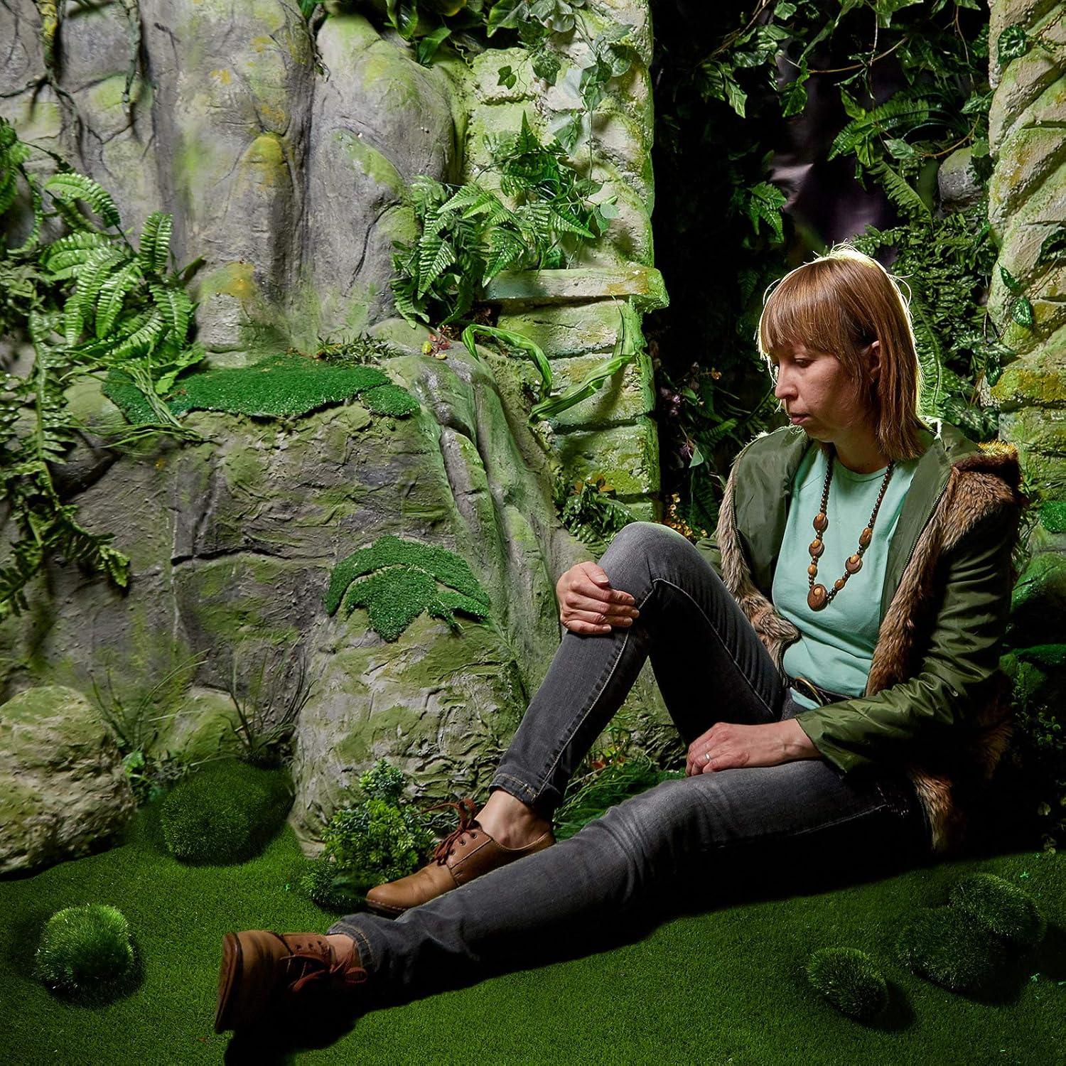 Chuangdi 40 Piezas Rocas de Musgo Artificial Decorativas