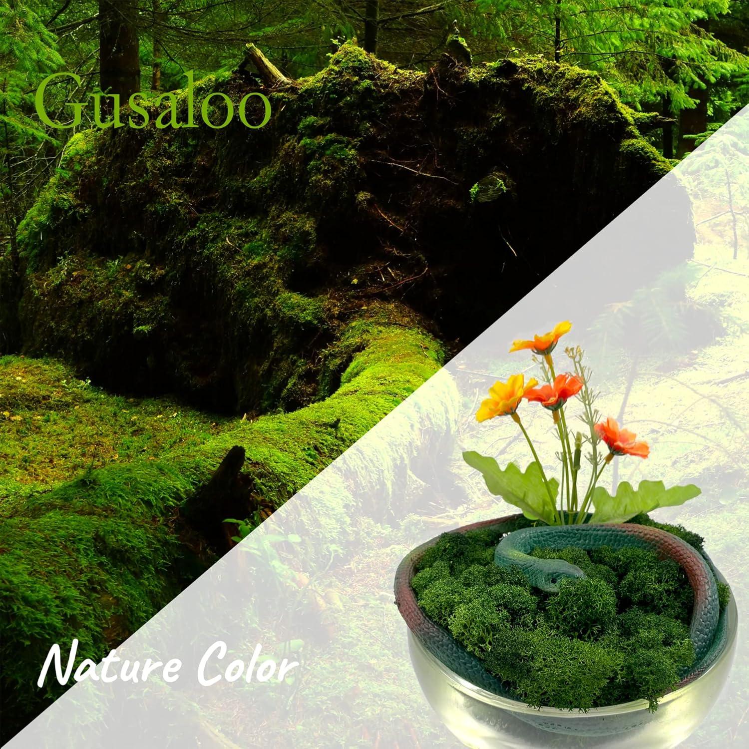 Musgo Preservado Gusaloo 99.22g Verde Natural para Decoración