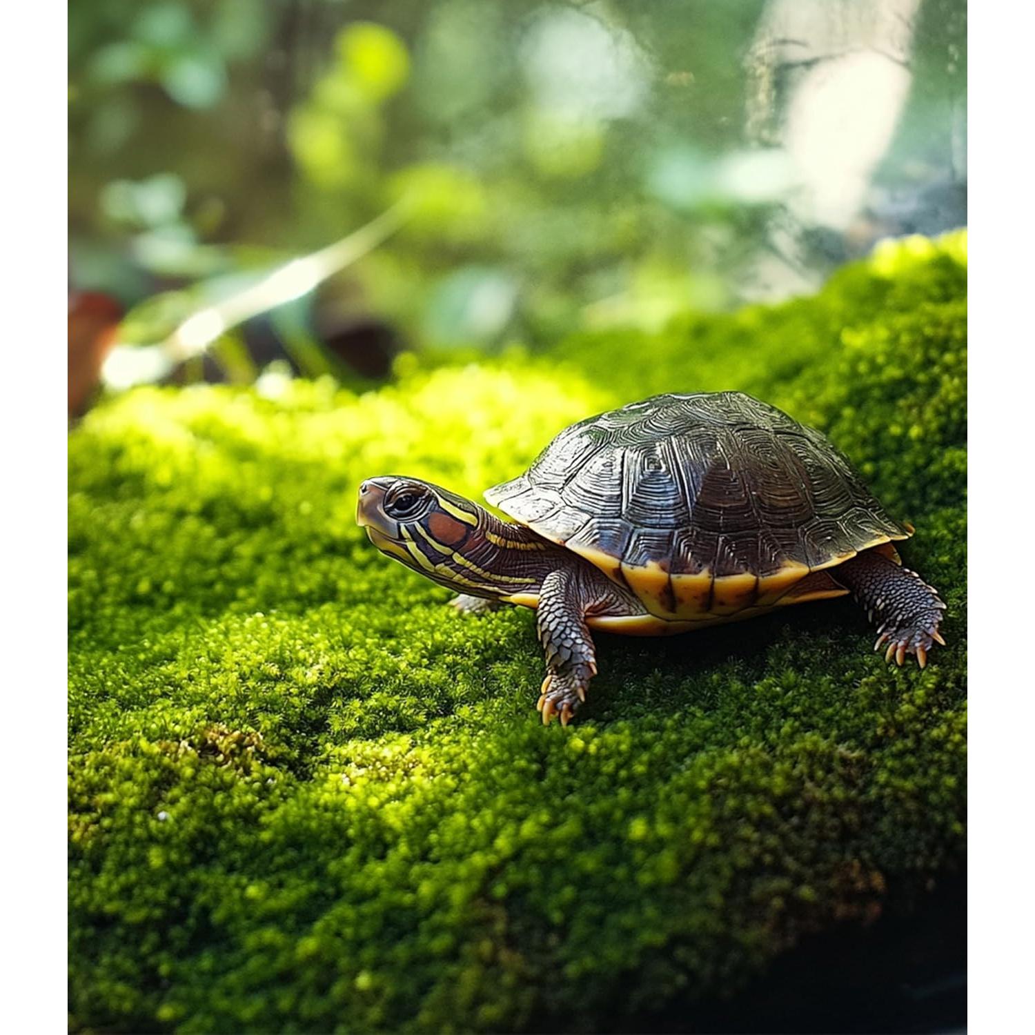 Musgo Vivo Natural LUCKYRUNES - Paquete de 3 Hojas 8.9x17.8cm