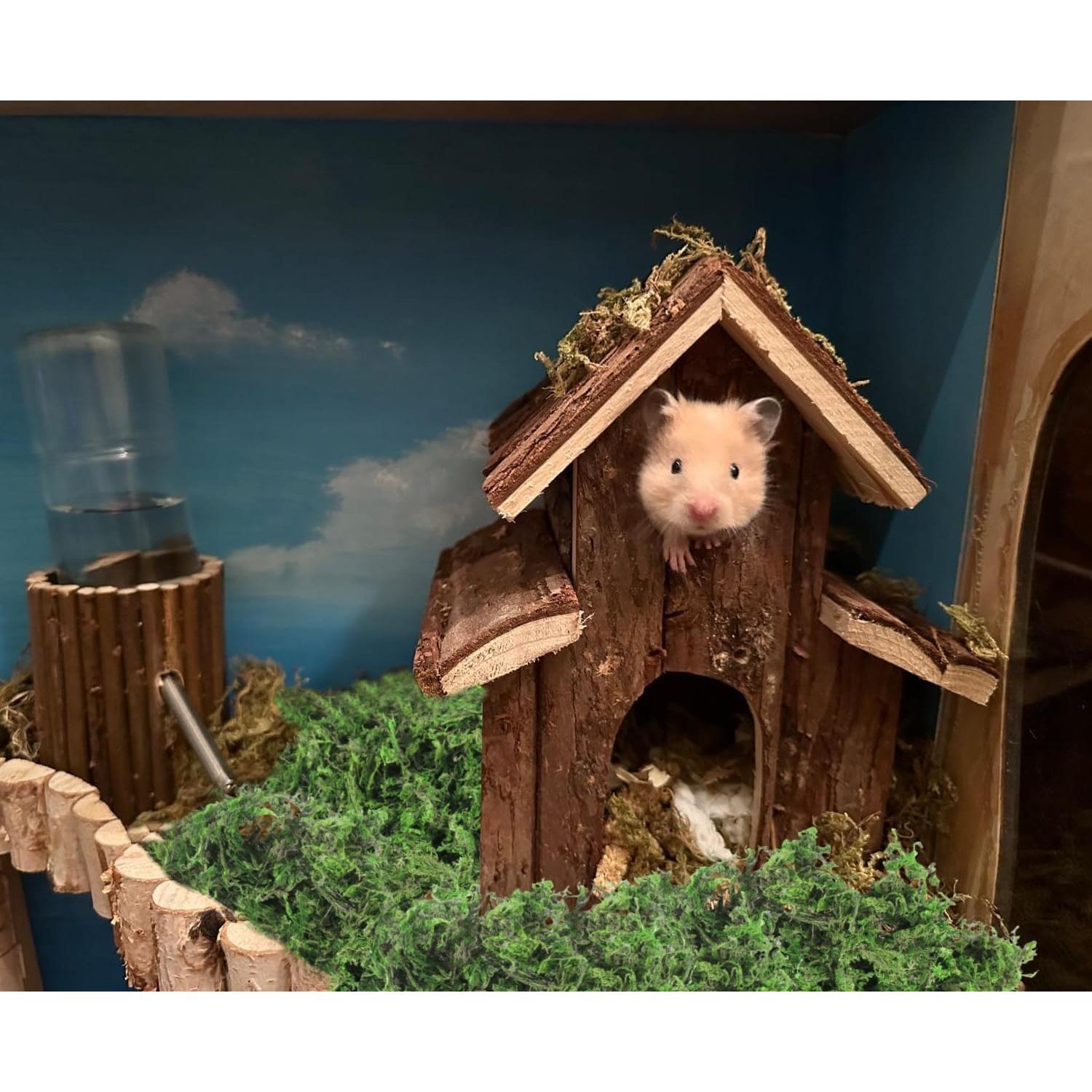 Musgo Artificial Verde 500 g YGbridge para Decoración y Manualidades