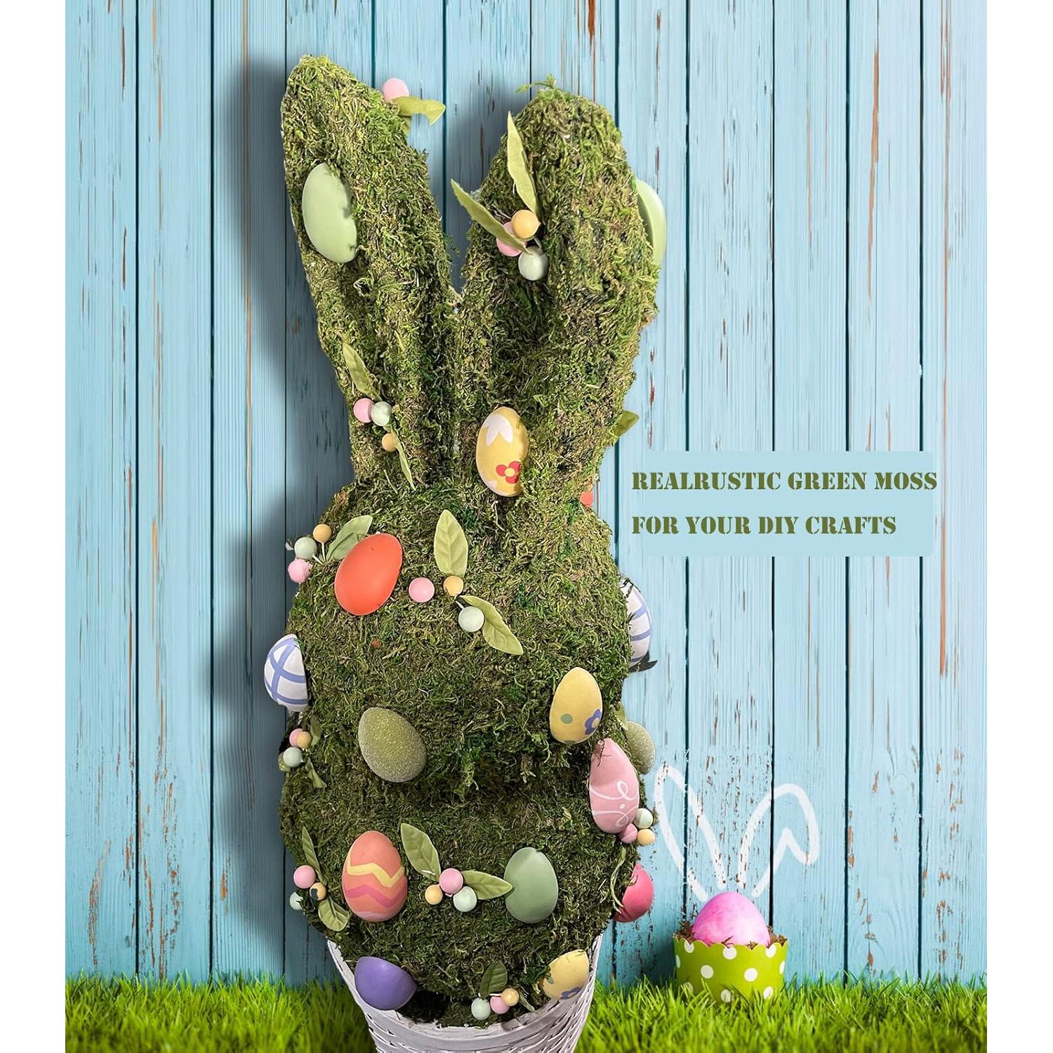 Musgo Artificial Cigoby 10.2 OZ para Jardineras y Manualidades