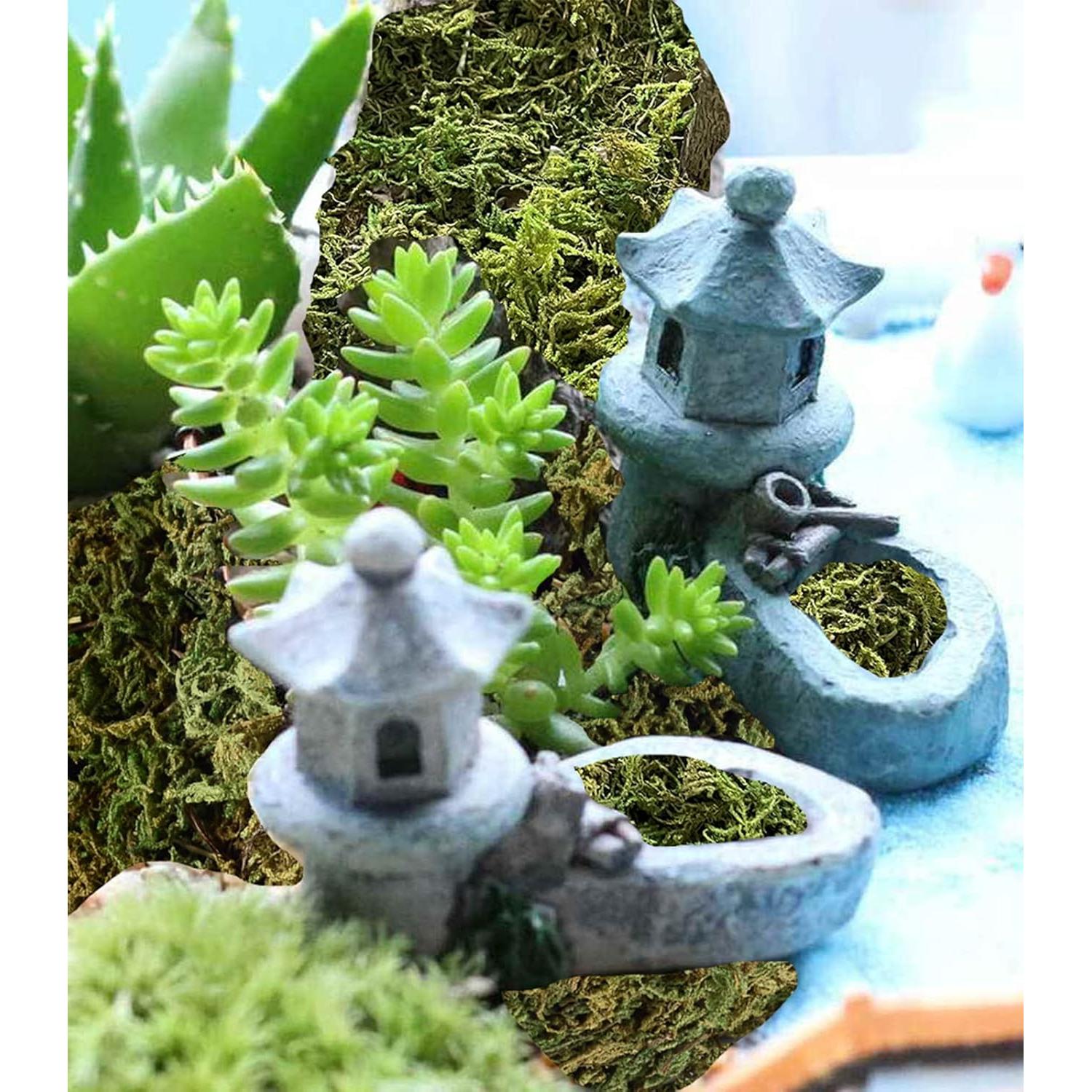 Musgo Artificial Cigoby 10.2 OZ para Jardineras y Manualidades