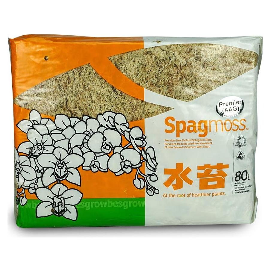 Musgo Sphagnum Natural Besgrow 1 kg - Cultivo de Orquídeas