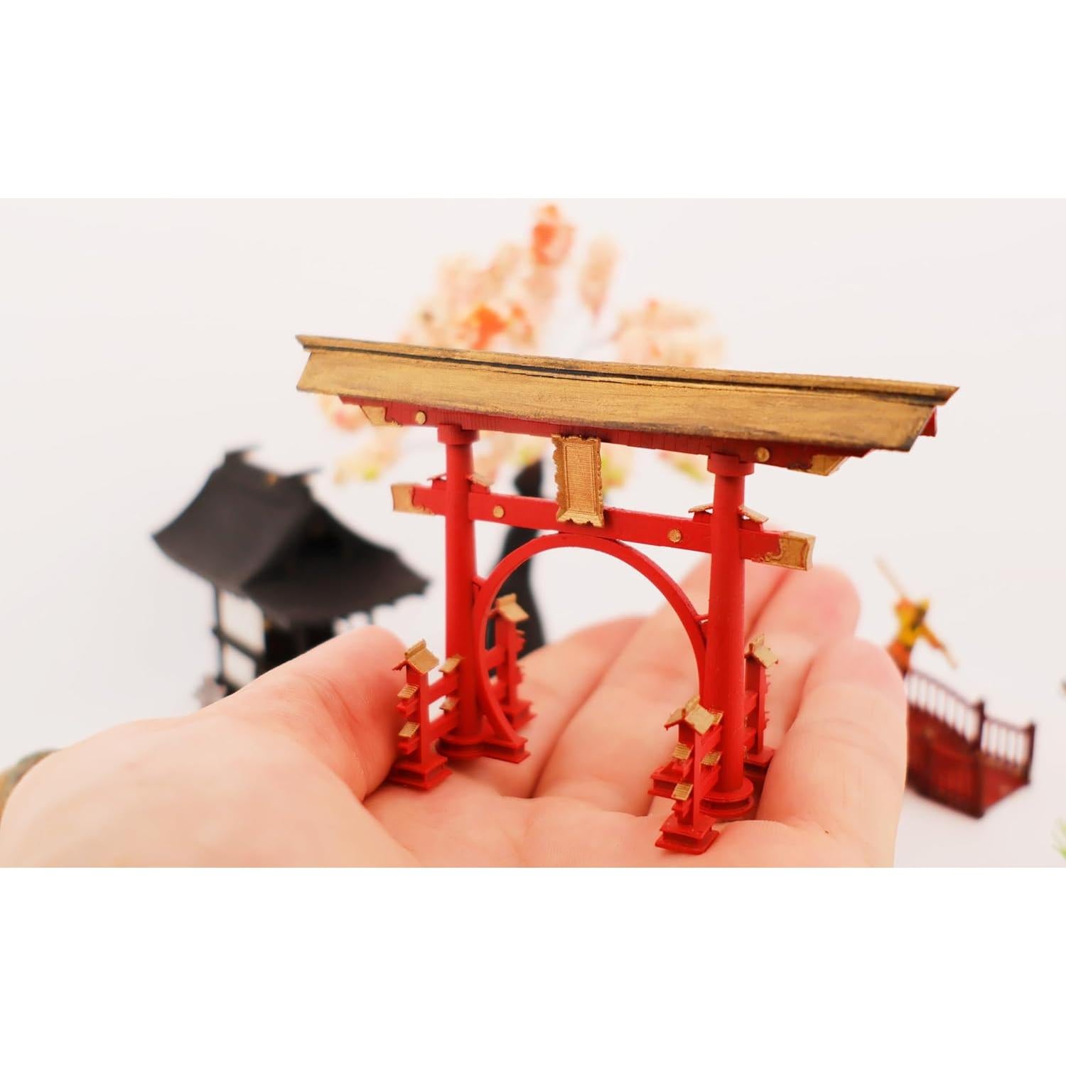 Figuras Torii Japonesas KARESANSUI - Decoración Zen para Terrario
