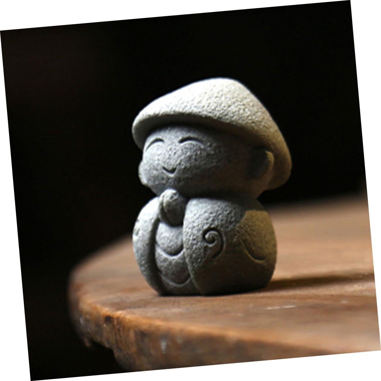 Estatuas de Buda Japonesas Miniatura VOSAREA - 2 Piezas 4.5cm