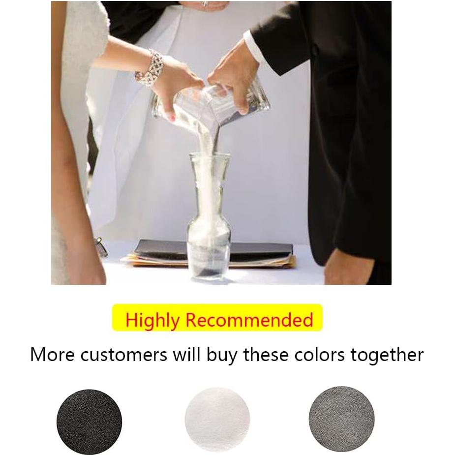 Arena Decorativa Fina Negra 28 oz HappyFiller para Manualidades