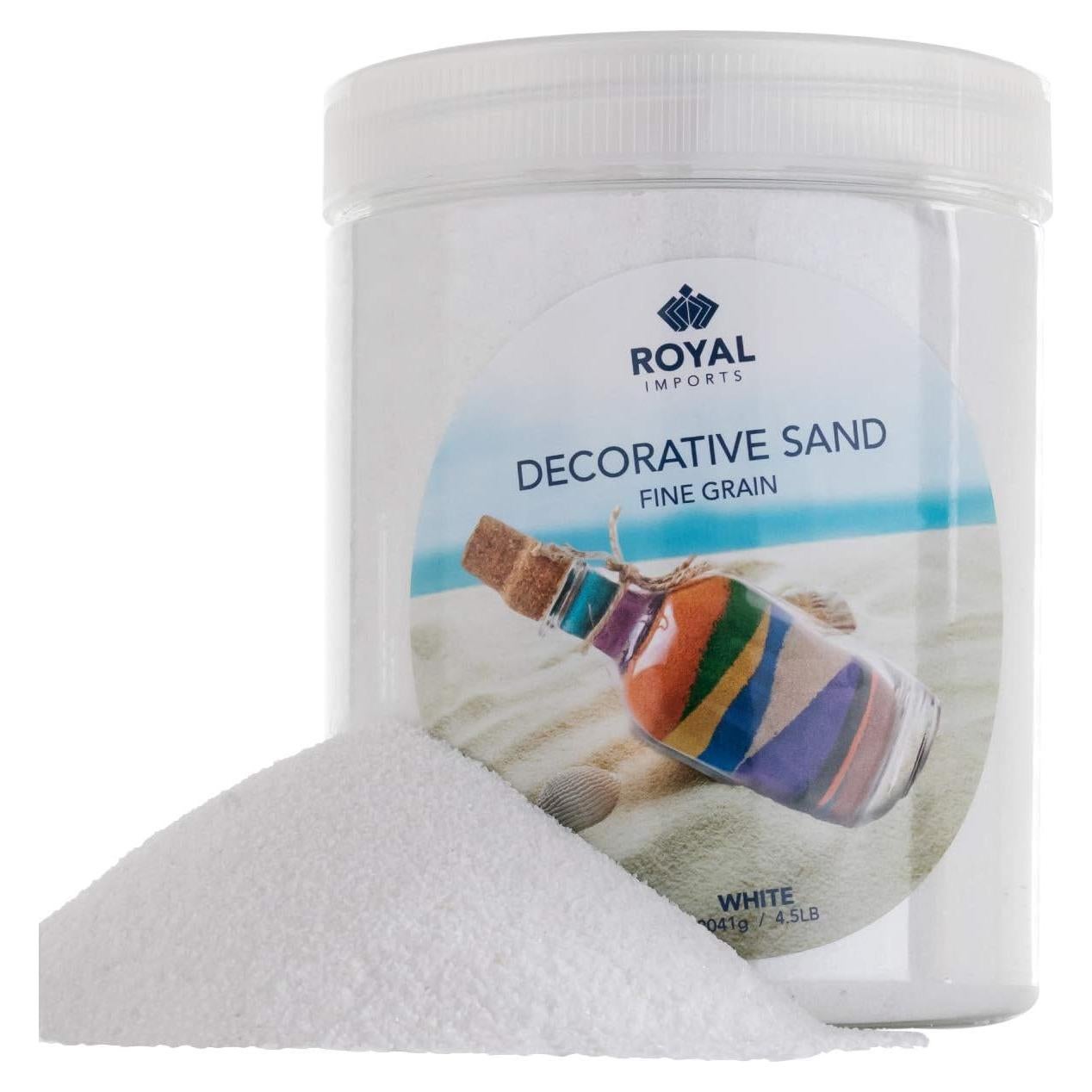 Arena Decorativa de Playa Royal Imports 2.04 kg Blanca