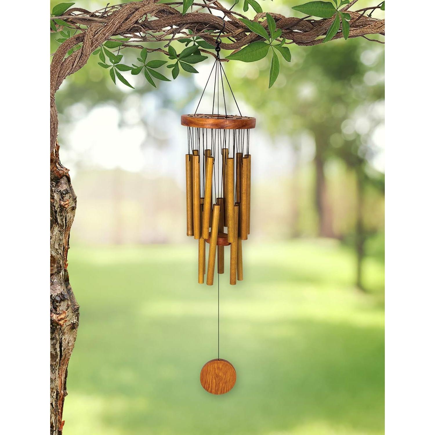 Campana de Viento Zen Diseños Sunset Vista 66 cm Bambú