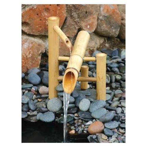 Fuente de Agua Exterior Bamboo Accents 30.48 cm Shishi Odoshi