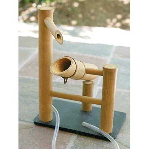 Fuente de Agua Exterior Bamboo Accents 30.48 cm Shishi Odoshi