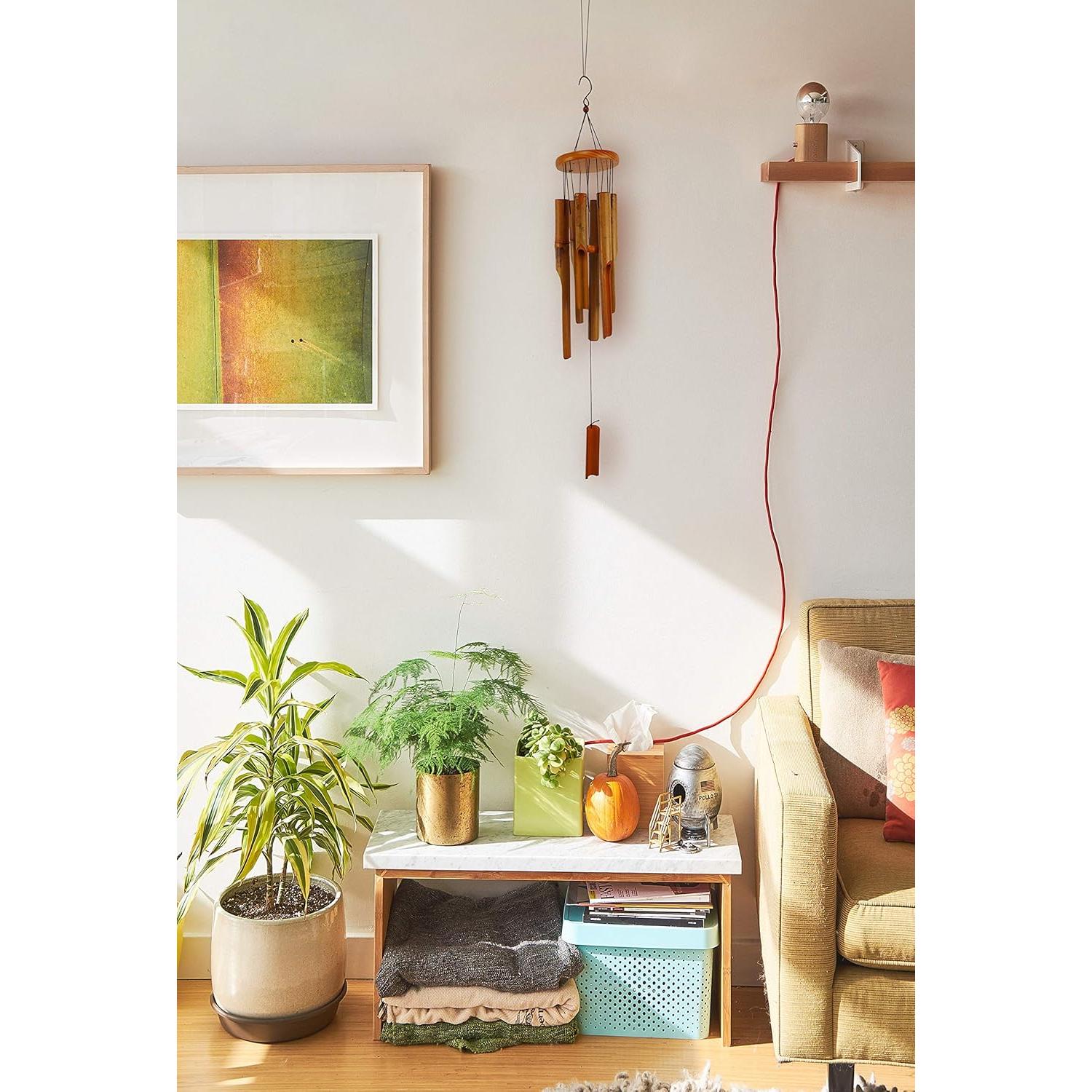 Campana de Viento de Bambú MUMTOP 78 cm para Jardín y Patio