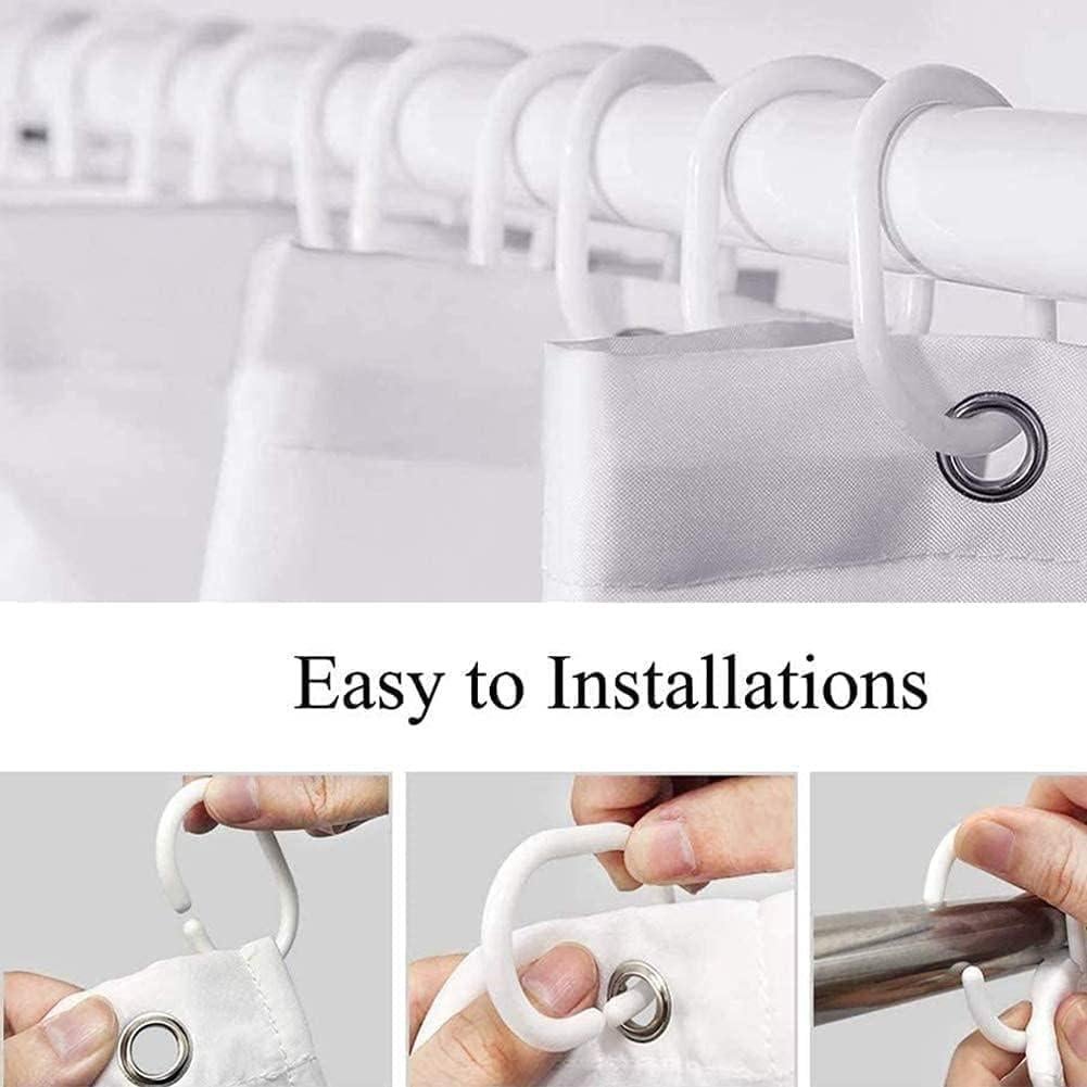 Cortina de Ducha YOZSLGU 180x180cm Japonesa Hojas de Bambú