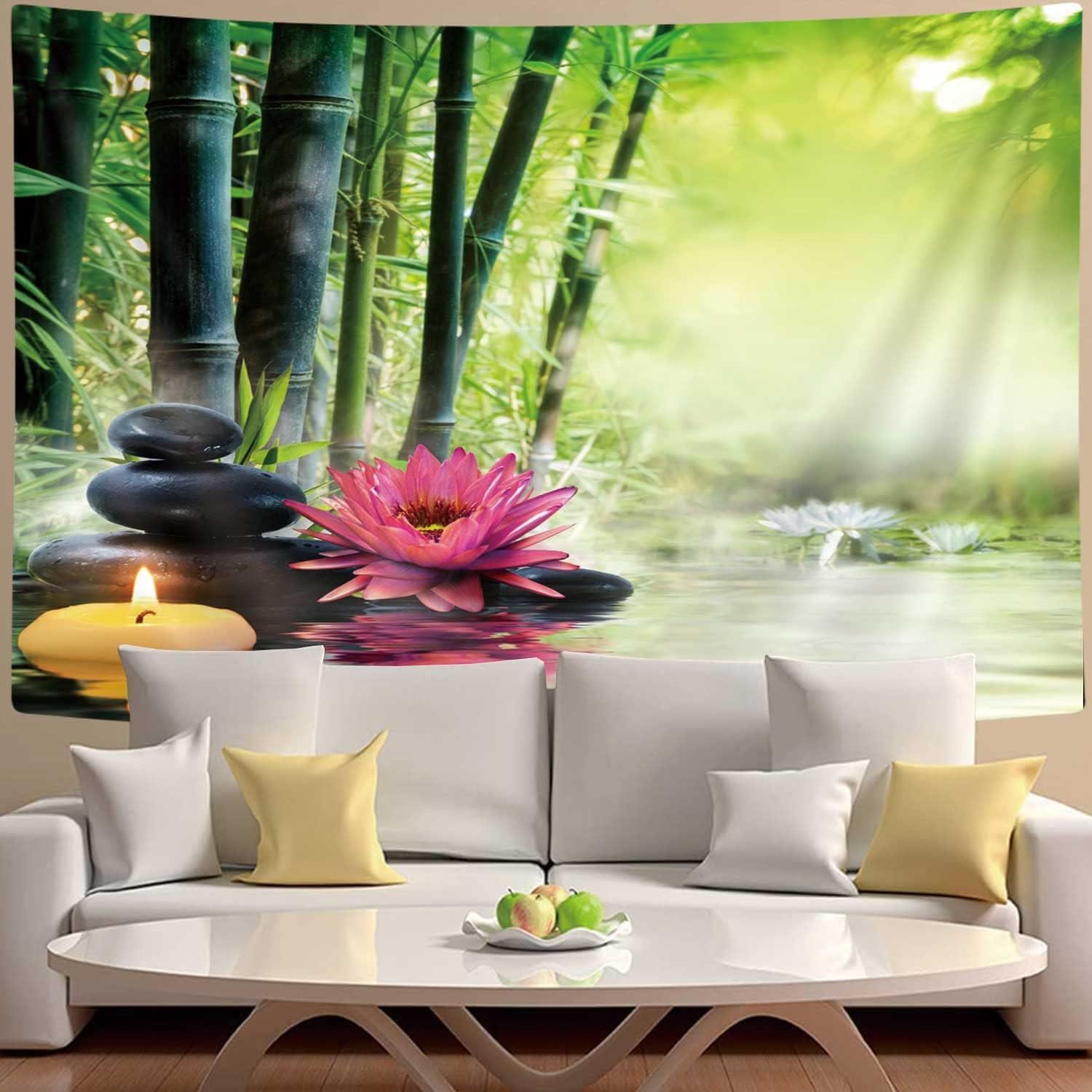 Tapiz de Pared JAWO Jardín Japonés 152x203 cm Poliester