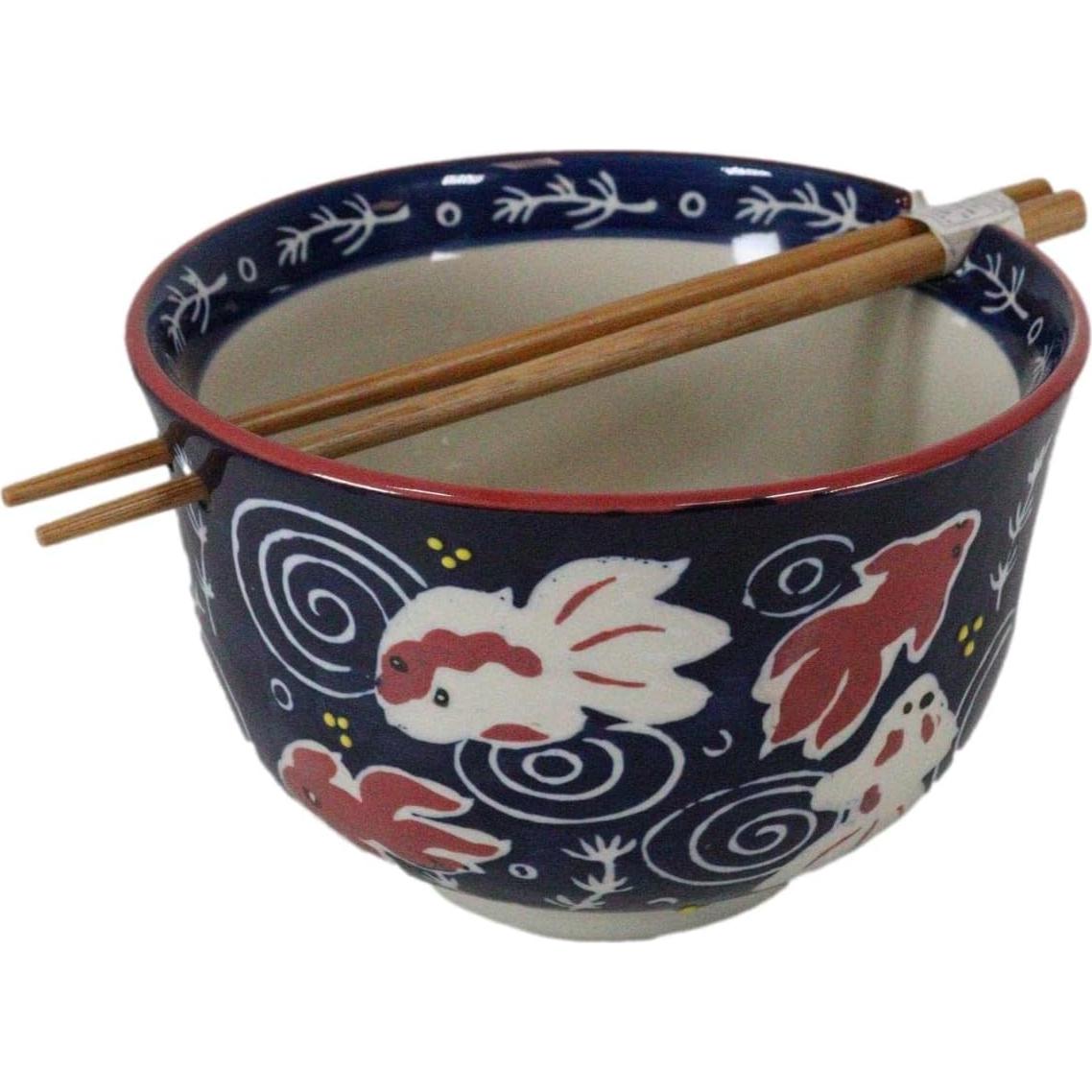 Cuenco Grande de Sopa Ebros Gift 15.88 cm con Palillos