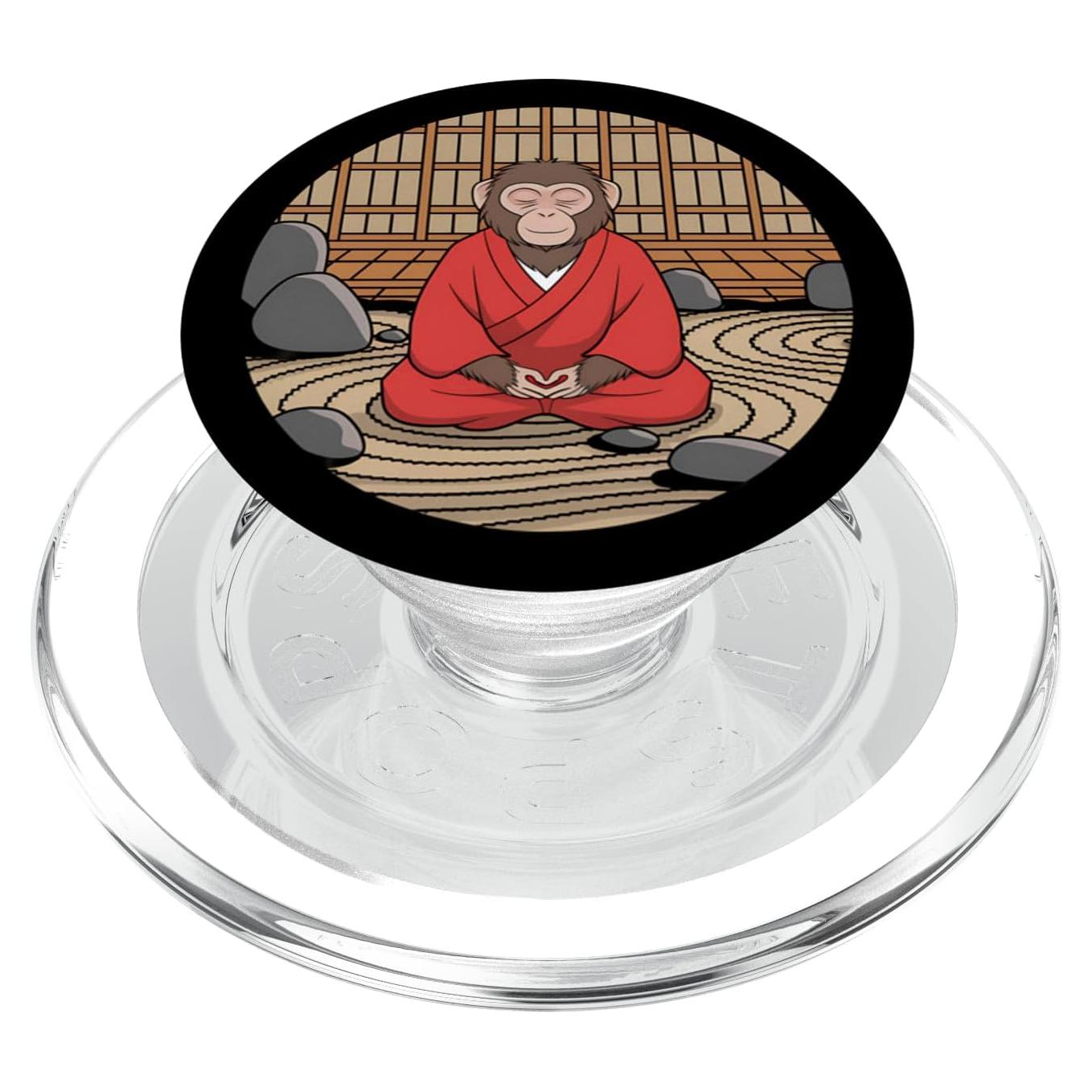 PopSockets PopGrip Magnético Mono Meditador Jardín Zen