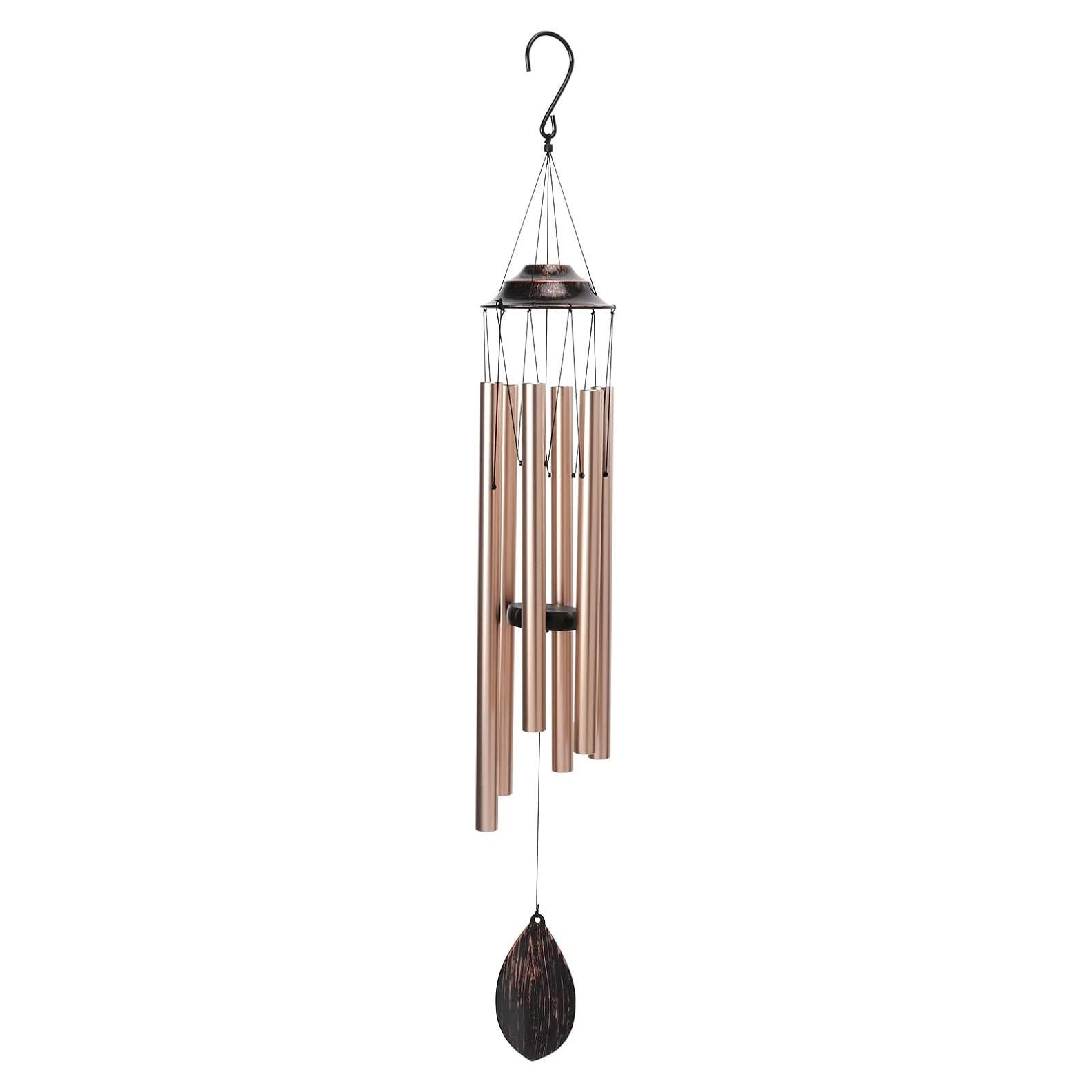 Campanas de Viento MUMTOP 98 cm Doradas para Jardín