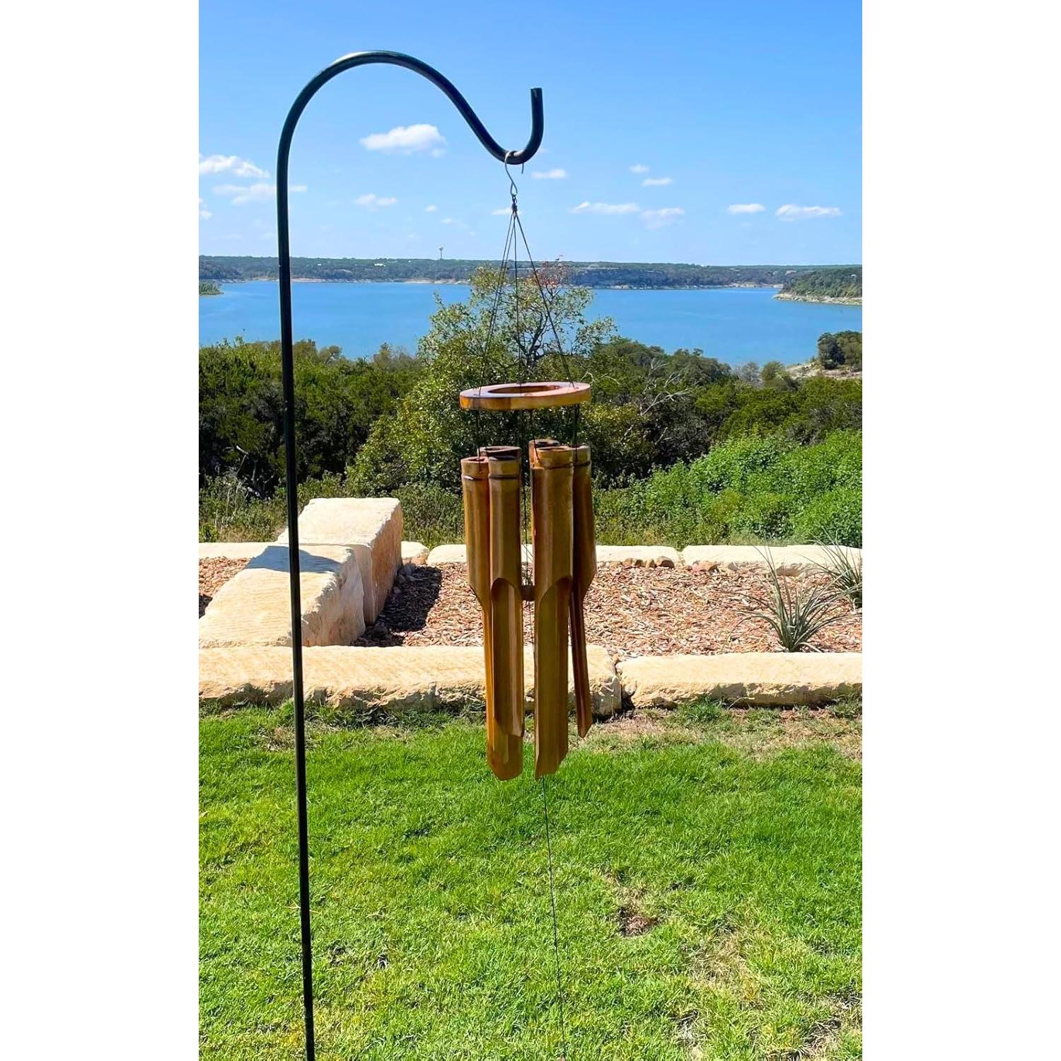 Campanas de Viento de Bambú Solange & Frances 107 cm para Exterior