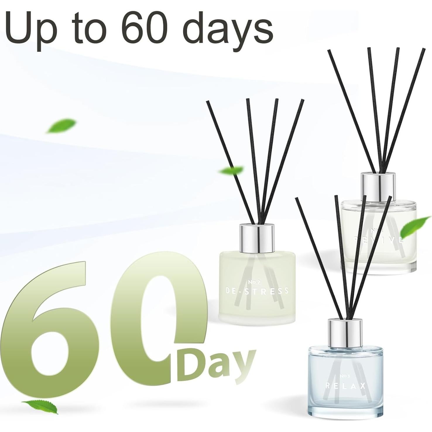 Set de 3 Difusores de Varilla DIUFJAG 150 ml Aroma Jazmín