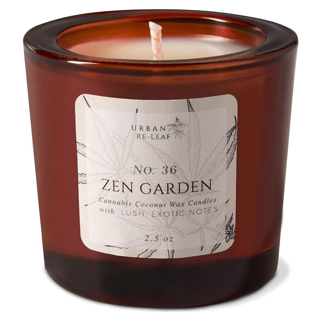 Vela Votiva de Cera de Coco Jardín Zen - Aromas Naturales