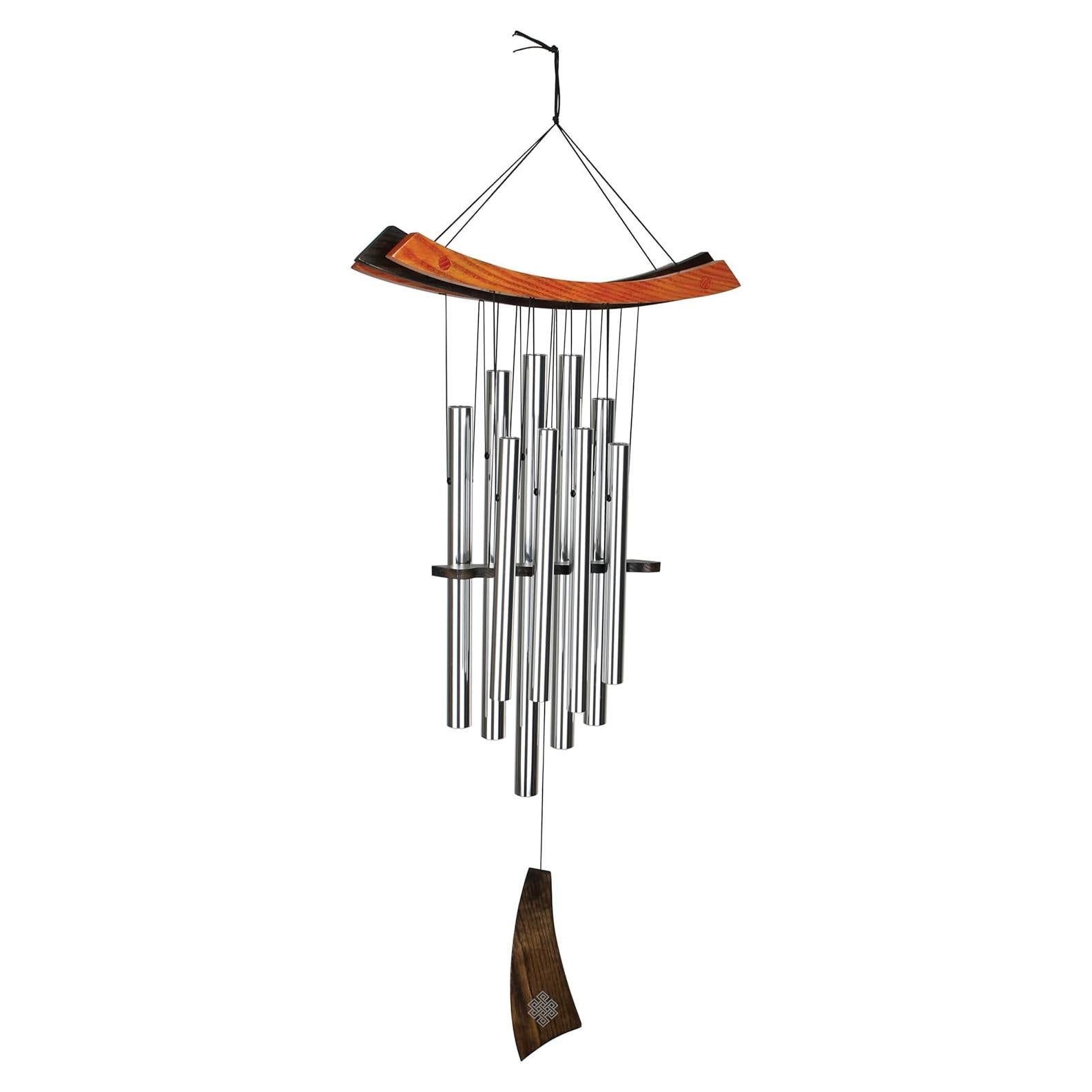 Campana de Viento Woodstock Chimes 86 cm Plata Resistente