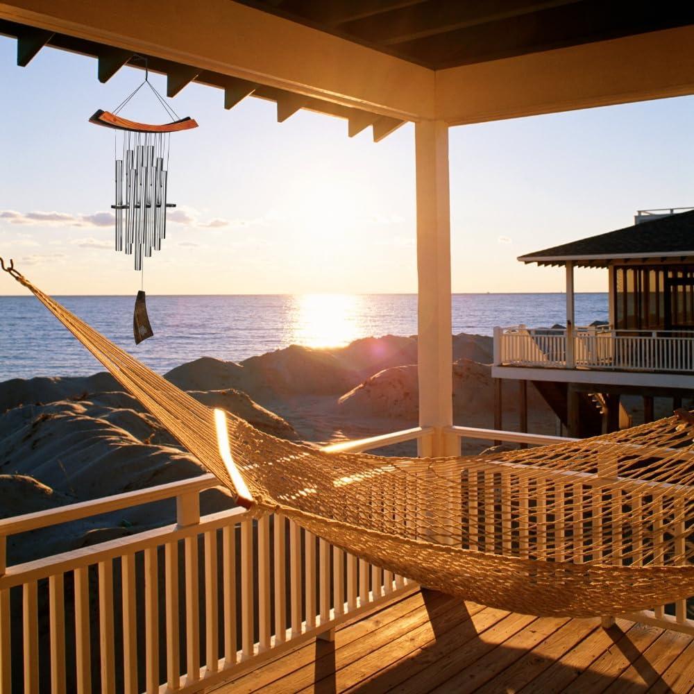 Campana de Viento Woodstock Chimes 86 cm Plata Resistente