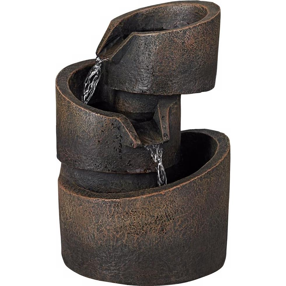 Fuente de Mesa Zen Moderna John Timberland 24.8 cm 3 Niveles