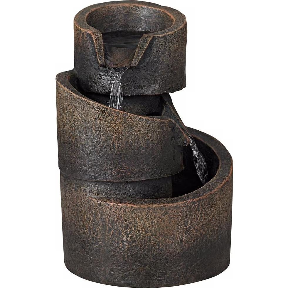 Fuente de Mesa Zen Moderna John Timberland 24.8 cm 3 Niveles