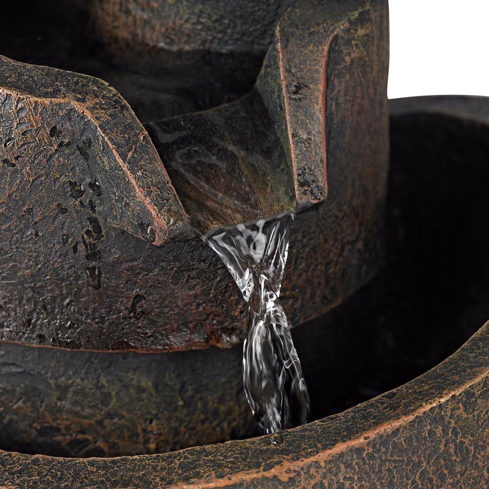 Fuente de Mesa Zen Moderna John Timberland 24.8 cm 3 Niveles