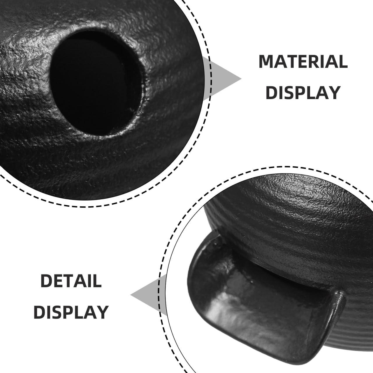 Jarrón de Cerámica Vintage Ibasenice para Fuente Acuática 9x8x4cm