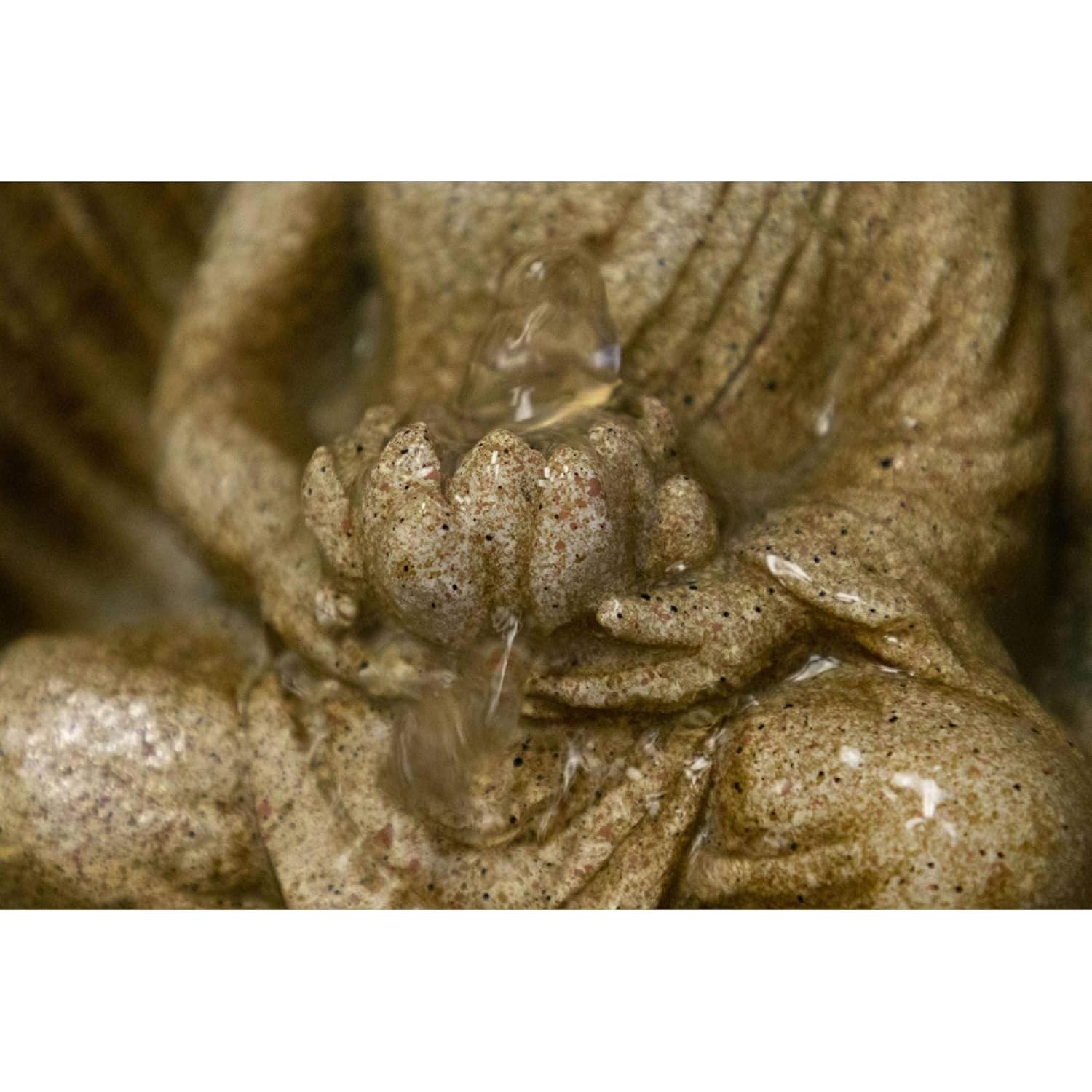 Fuente de Agua de Mesa Buda Zen Alpine WIN322 28 cm LED