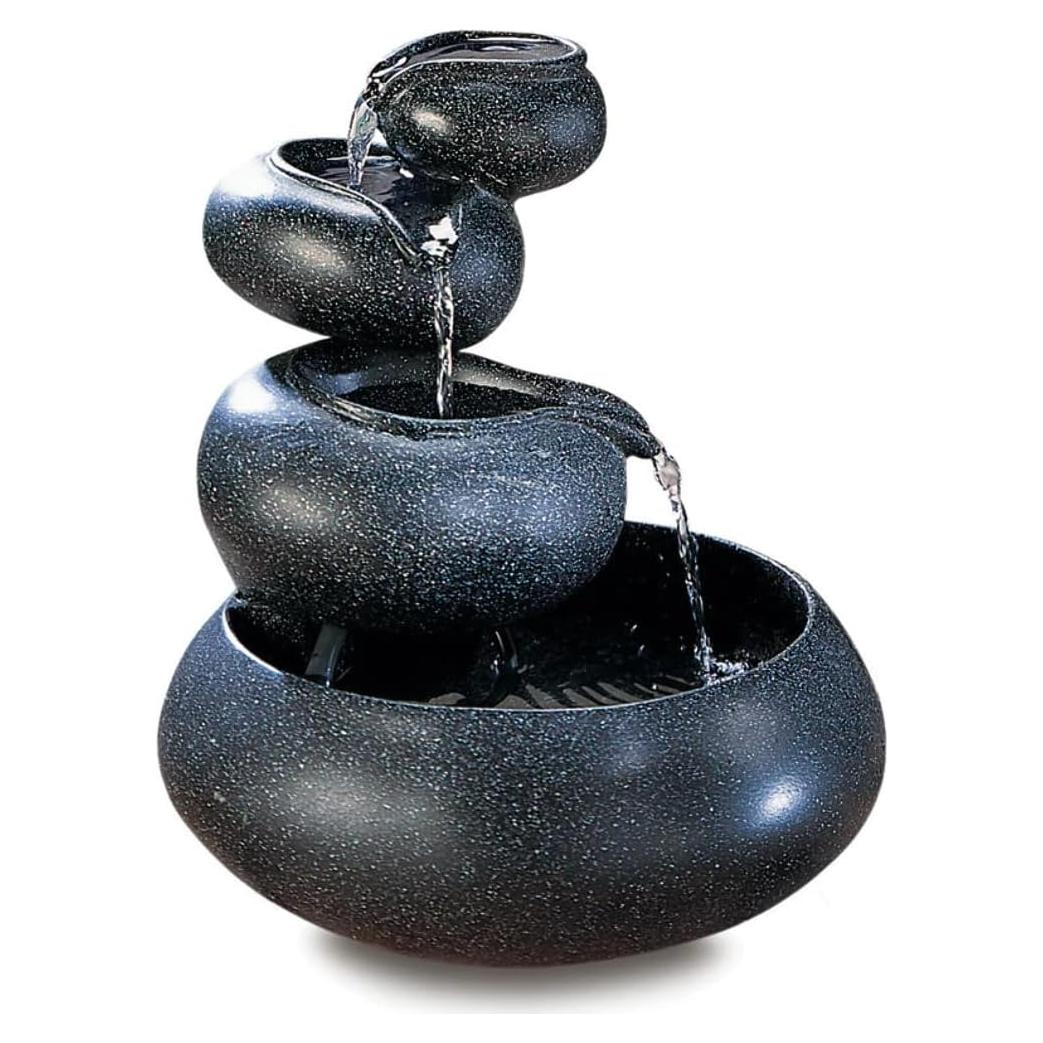 Fuente de Agua LED Accent Plus 9101 de Poliresina 24.1x24.1x25.4