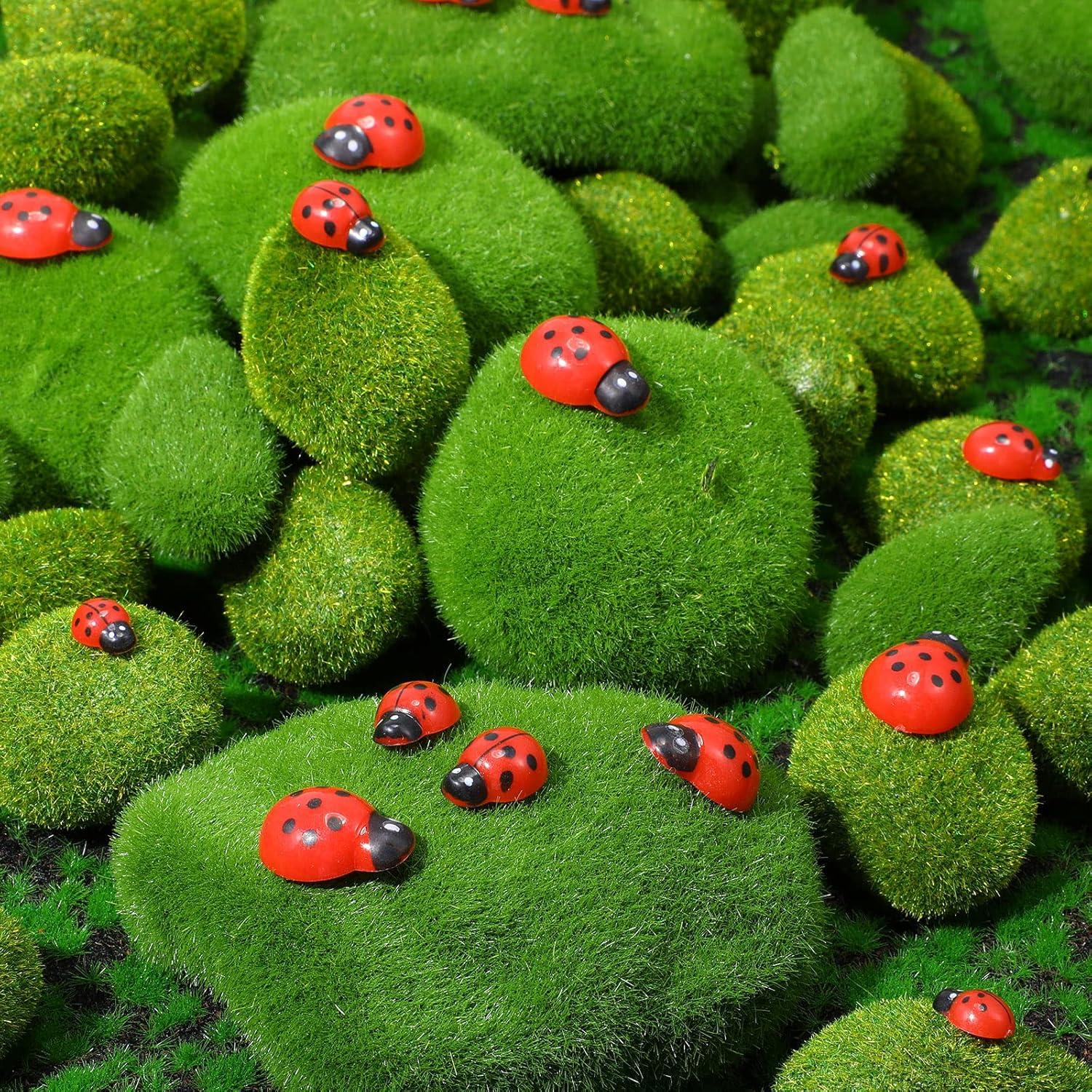 Bolas de Musgo Verde Tigeen 100 Pcs Decorativas 4.6-11.4 cm