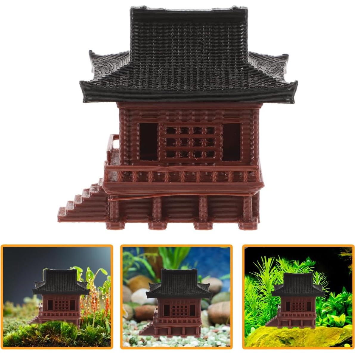 Estatua Mini Pagoda HANABASS 4.3 cm Decoración Jardín Zen