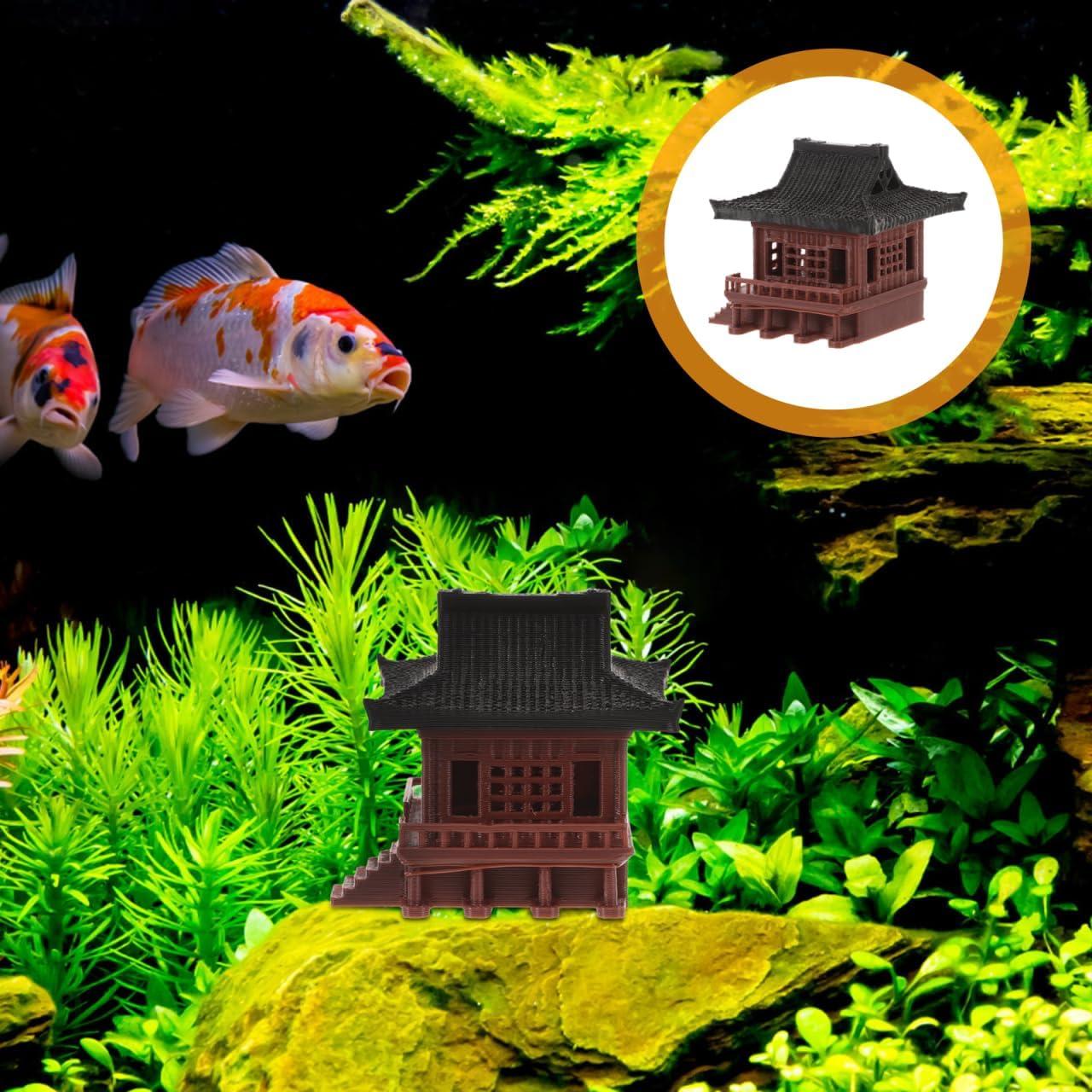 Estatua Mini Pagoda HANABASS 4.3 cm Decoración Jardín Zen