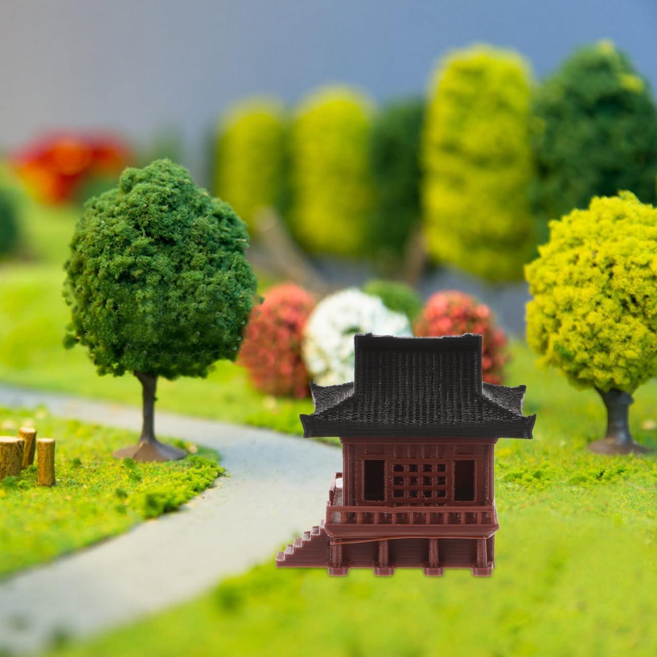 Estatua Mini Pagoda HANABASS 4.3 cm Decoración Jardín Zen