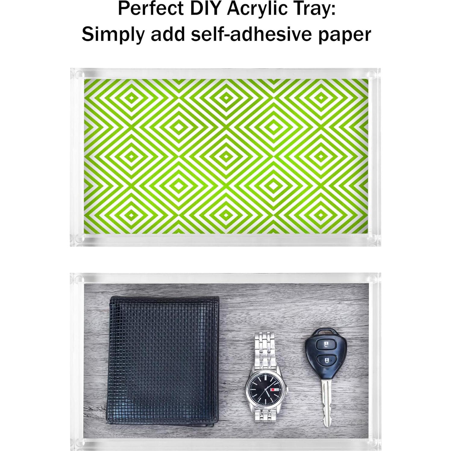 Organizador de Bandeja Acrílica Lavish Home 26.67x15.24 cm