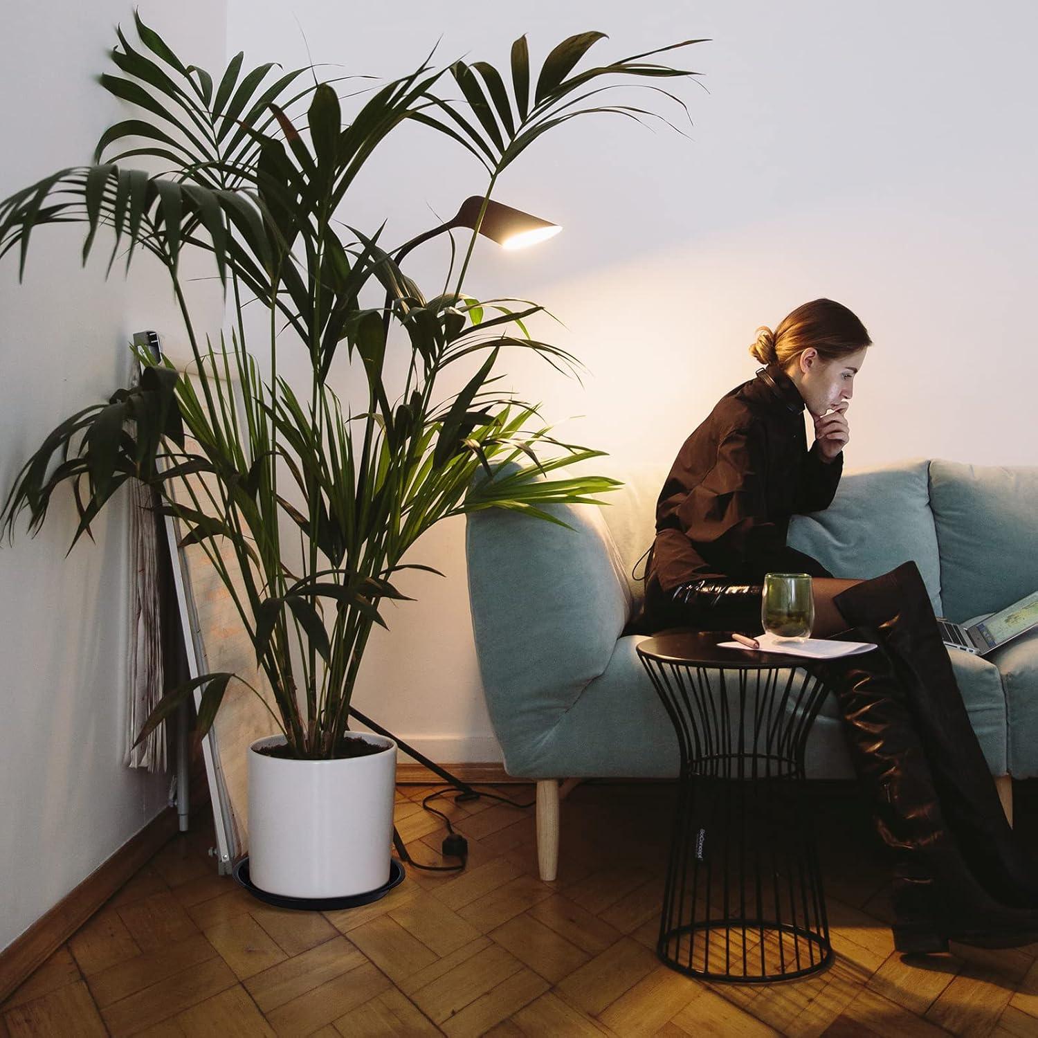 Paquete de 30 platos de plástico para plantas 25.4 cm Sawysine