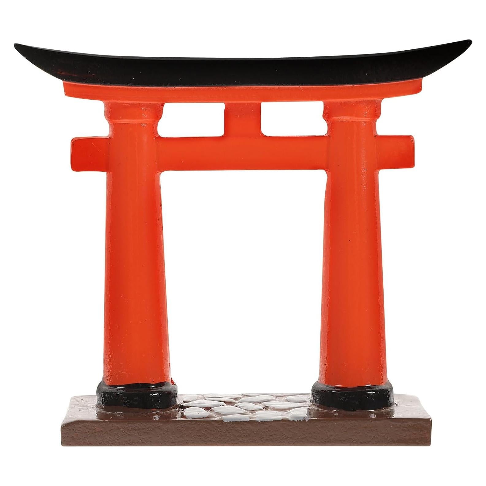 Miniatura Puerta Torii Japonesa STOBOK 7.9x2x7.9cm Resina