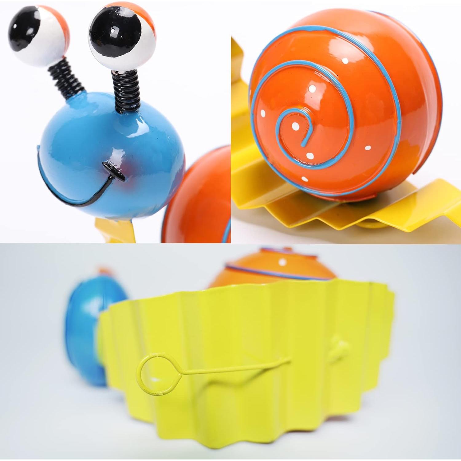 Set de 4 Ornamentos de Caracol de Metal Cruis Cuka - Jardín