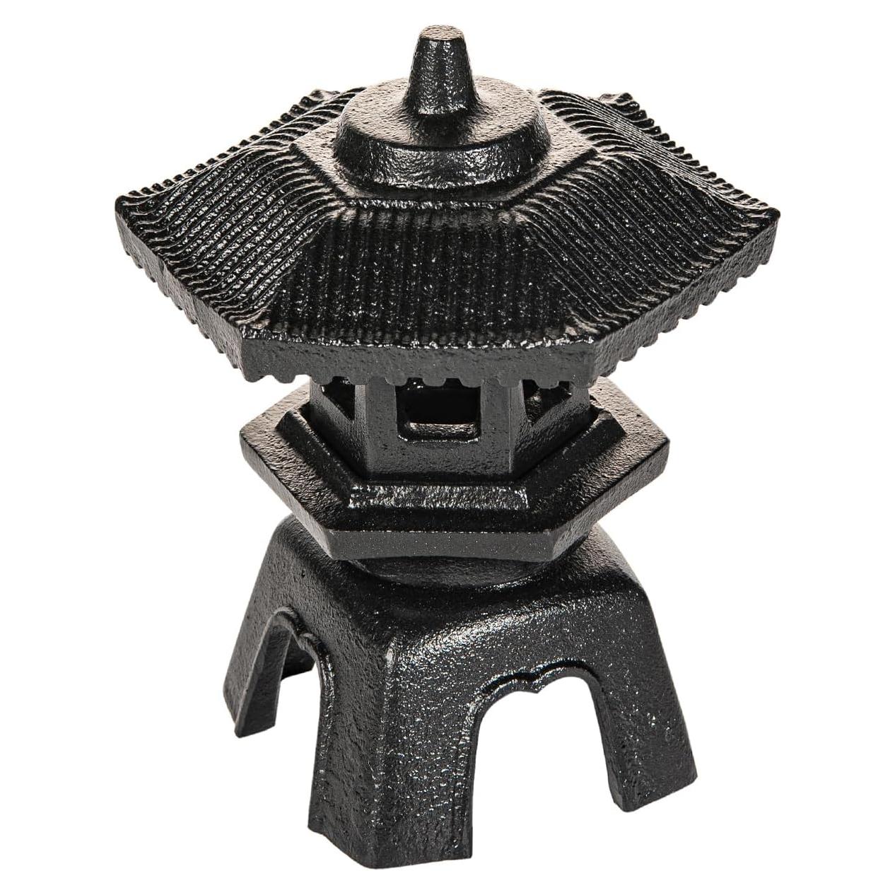 Lámpara de Vela de Hierro Fundido Sungmor - Pagoda Zen 20cm