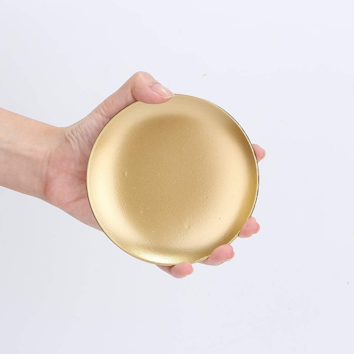 Soporte para Velas de Pilar Scwhousi Dorado Juego de 3